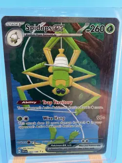 Pokemon TCG Spidops EX Scarlet & Violet Base Set Holo Card 243/198 - Image 5