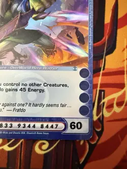Frafdo The Hero SUPER RARE FOIL - MAX Energy - Chaotic TCG Card - Image 4