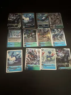 Digimon Card Game Veemon/Wormmon Variety Foil 67 Total Card Lot - Image 3