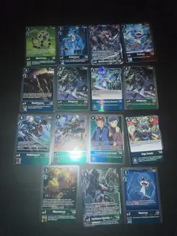 Digimon Card Game Veemon/Wormmon Variety Foil 67 Total Card Lot - Image 4
