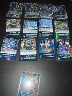 Digimon Card Game Veemon/Wormmon Variety Foil 67 Total Card Lot - Image 5