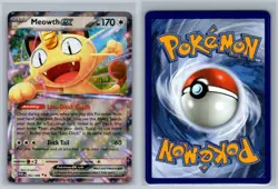 Meowth ex 062/088 Double Rare Perfect Order Pokemon Card Near Mint - Image 3