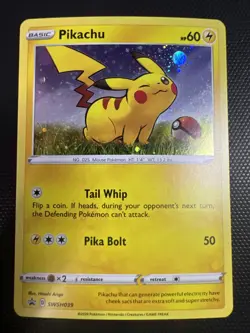 Pikachu - Promo SWSH: Black Star Promo Card Holo SWSH039 NM - Image 1