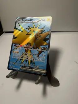 Zapdos ex 192/165 Full Art Pokemon Scarlet And Violet 151 Card NM - Image 3
