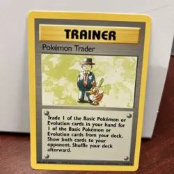Pokemon Trader Rare Trainer Card Base Set 77/102 VLP - Image 1