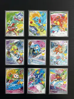 Pokemon TCG First Partner Illustration Collection 2026 Promos Full Set 9 Cards - Image 1
