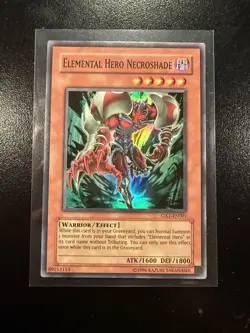 Elemental Hero Necroshade GX1-EN001 Yu-Gi-Oh! GX Duel Academy Promotional Cards - Image 1