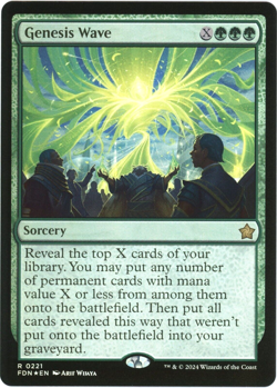 Genesis Wave (Foil) - 0221 - Foundations - Magic the Gathering (MTG) NM/M - Image 1