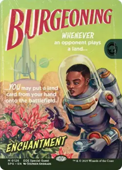 Burgeoning (Showcase) [Edge of Eternities Special Guests] Foil Near Mint - Image 1