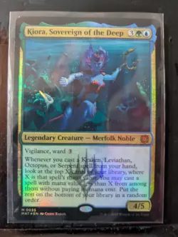 Kiora, Sovereign of the Deep Foil 35 MAT MTG SealedinSleeve - Image 1