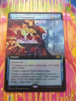 MtG: Urza’s Command - The Brothers War - Extended Art - Foil - Near Mint - Image 1