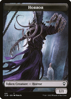 Horror || Eldrazi Horror Double-Sided Token - Battle for Baldur's Gate (CLB) - Image 1