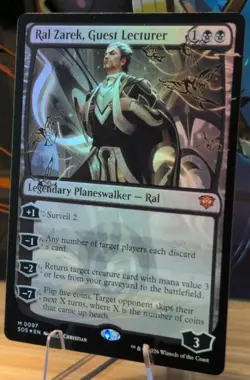 Ral Zarek, Guest Lecturer Secrets of Strixhaven Foil - Image 2