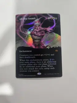 All-Out Assault - Tarkir: Dragonstorm - Borderless - Foil - NM - Image 1