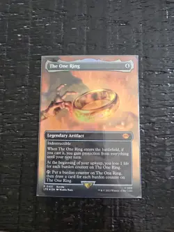 Wizards of the Coast MTG The One Ring LTR Borderless Promo Foil EN #0451 - Image 1