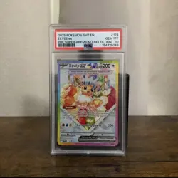 Pokemon Eevee ex #174 Scarlet & Violet Promo Holo EX PSA 10 GEM MT 2025 - Image 1
