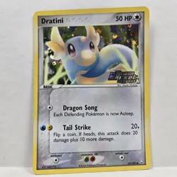 Pokemon TCG 2004 Dratini EX Team Rocket Returns 53/109 Reverse Holo - Image 1