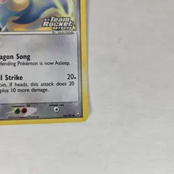 Pokemon TCG 2004 Dratini EX Team Rocket Returns 53/109 Reverse Holo - Image 5