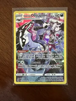 Pokemon Galarian Obstagoon TG10/TG30 Astral Radiance SWSH Trainer Gallery - Image 1