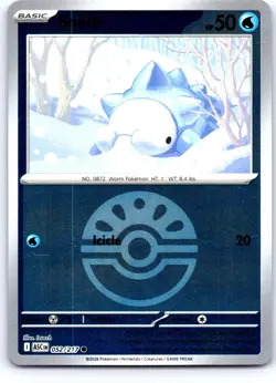 Snom (Friend Ball) 052/217 Common Ascended Heroes Pokemon Reverse Holo Near Mint - Image 1