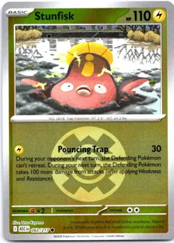 Stunfisk (Quick Ball) 062/217 Holo Common Ascended Heroes Pokemon Near Mint - Image 1
