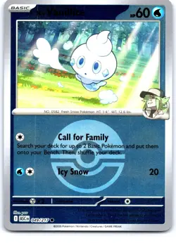 N's Vanillite (Poke Ball) 049/217 Common Ascended Heroes Pokemon Reverse Holo NM - Image 1