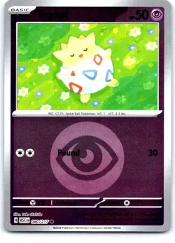 Togepi (Energy Symbol) 080/217 Holo Ascended Heroes Pokemon Reverse Holo NM - Image 1