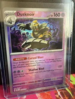 Dusknoir (Poke Ball Pattern) 037/131 Prismatic Evolutions Pokemon TCG NM - Image 1