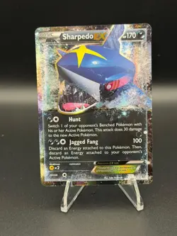 Sharpedo EX 91/160 Holo EX Rare Primal Clash Pokemon Near Mint - Image 1