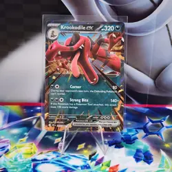 Krookodile ex 055/086 Chaos Rising Double Rare Pokemon TCG - Image 1