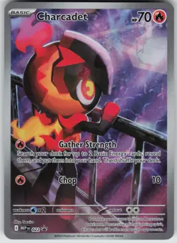 Pokemon Charcadet Holo NM/LP ME: Mega Evolution Promo PKMN 022 - Image 1