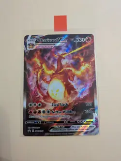 2022 Pokemon Charizard VMAX SWSH261 Black Star Promo UPC - Image 1
