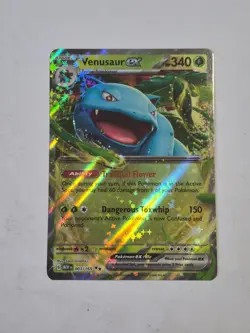 Venusaur ex 003/165 Double Rare 151 Pokemon Holo Near Mint - Image 1