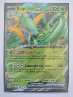 Pokemon TCG, Serperior Ex 003/086 - Black Bolt - Image 1