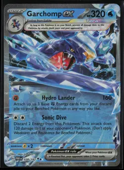 Garchomp ex 038/182 Pokemon Paradox Rift Double Rare Near Mint - Image 1