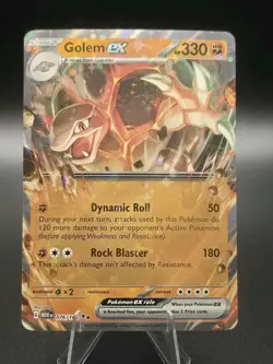 Golem ex 076/165 Sv: Scarlet & Violet 151 Holo Pokemon TCG - NM - Image 1