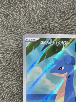 Nintendo Pokemon TCG Misty's Lapras 194/182 SV10 Holo Rare English 2025 - Image 2