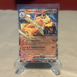 Pokemon TCG Charizard ex 006/165 Scarlet & Violet 151 Double Rare Holo - Image 1