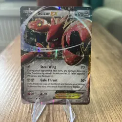 Scizor EX 76/122 Holo EX Rare BREAKpoint Pokemon Holo NM/LP - Image 1
