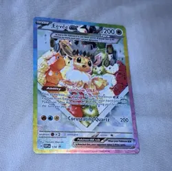 Pokemon Eevee ex EX Holo Promo SV Scarlet & Violet 174 English 2025 200 HP - Image 1