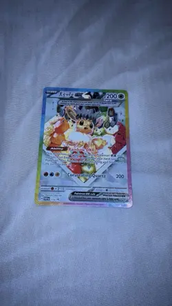 Pokemon Eevee ex EX Holo Promo SV Scarlet & Violet 174 English 2025 200 HP - Image 2