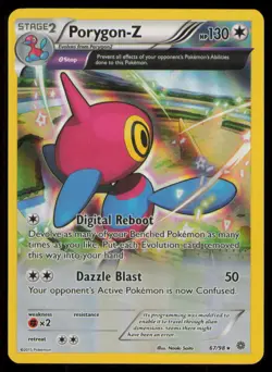 Porygon-Z 67/98 Holo Rare Ancient Origins Pokemon Holo Near Mint - Image 1