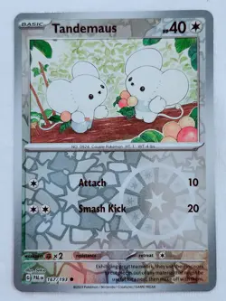 Tandemaus 167 Paldea Evolved Reverse Holo Pokemon TCG - Image 1