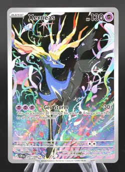 Xerneas - illustration rare - ME: Chaos Rising #091 - POKEMON - NM - Image 1