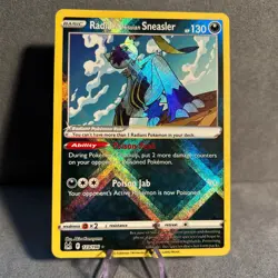 Radiant Hisuian Sneasler 123/196 Lost Origin Pokemon NM - Image 1