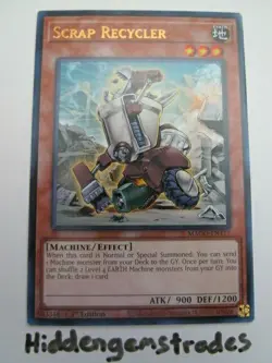Yugioh! Scrap Recycler Mago-En117 Gold Name Rare NM/ VLP!! - Image 1