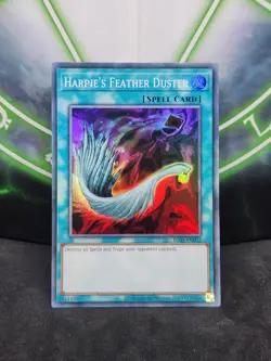 Yugioh Harpie's Feather Duster EGS1-EN022 Super Rare 1st Edition NM - Image 1
