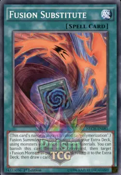 1st Ed Fusion Substitute NECH-EN081 Yugioh - Image 1