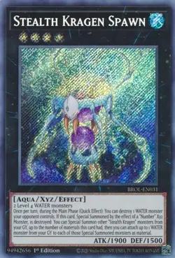 Stealth Kragen Spawn - BROL-EN031 - NM - Secret Rare - 1st ed - Yugioh - Image 1