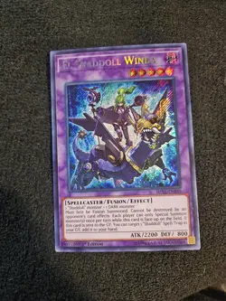 YuGiOh El Shaddoll Winda SHVA-EN049 Secret Rare 1st Edition NM - Image 1